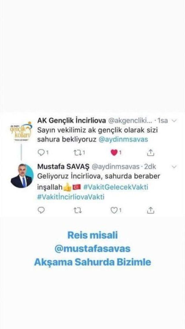 Ak Partili Savaş; “gençlere Değer Veriyoruz”