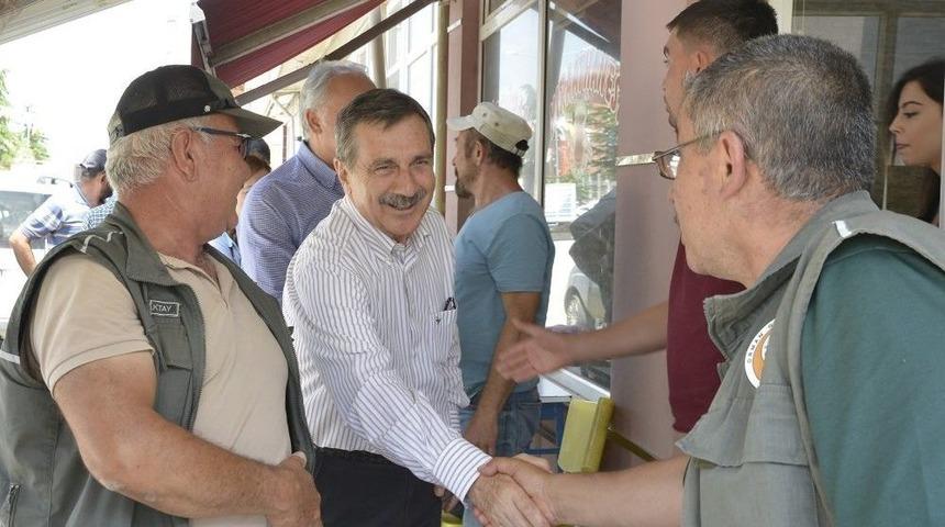 Ata&ccedil; İl&ccedil;elerdeki Temaslarına Devam Ediyor