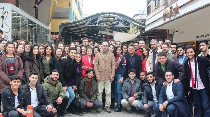 Rekt&ouml;r Bircan, &Ouml;ğrenci Topluluklarıyla Nazilli&rsquo;de Bir Araya Geldi