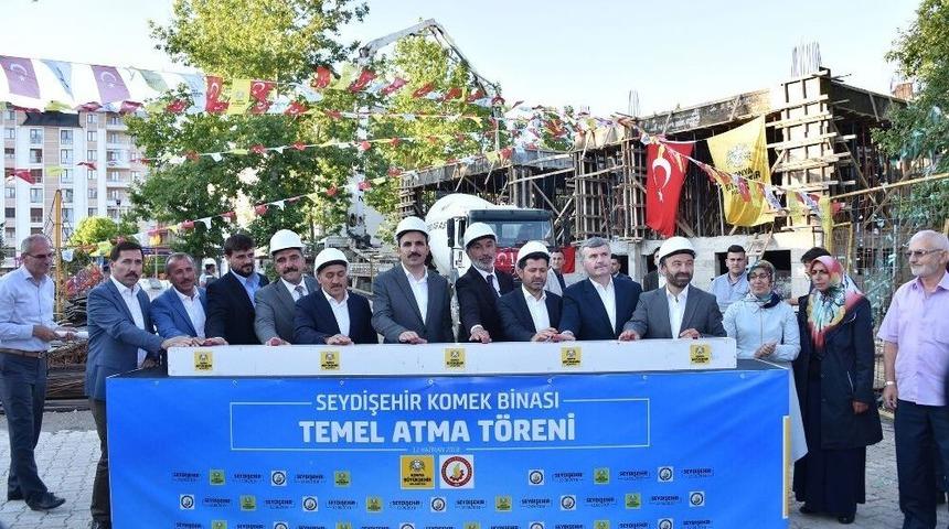 Seydişehir Komek Binasının Temeli Atıldı