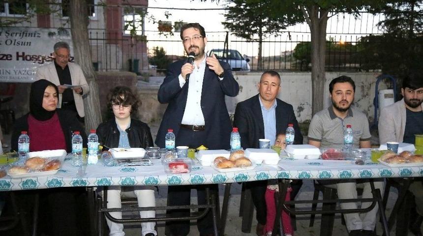 Başkan Yazgı İftar Yemeğinde M&uuml;jdeyi Verdi