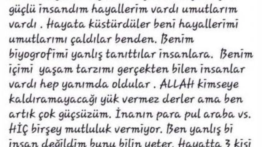 Sosyal Medyadan Vedalaşıp İntihar Etti