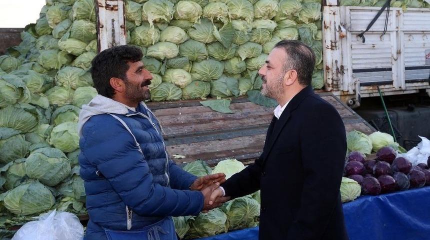 Başkan Ercan&rsquo;dan Semt Pazarlarına Ziyaret