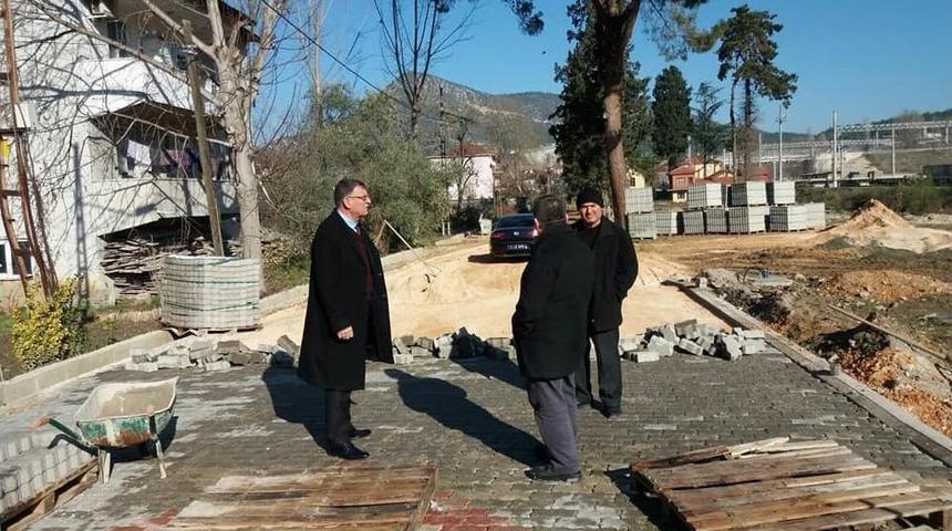 Başkan Duymuş, &Ccedil;alışmaları Yerinde İnceledi