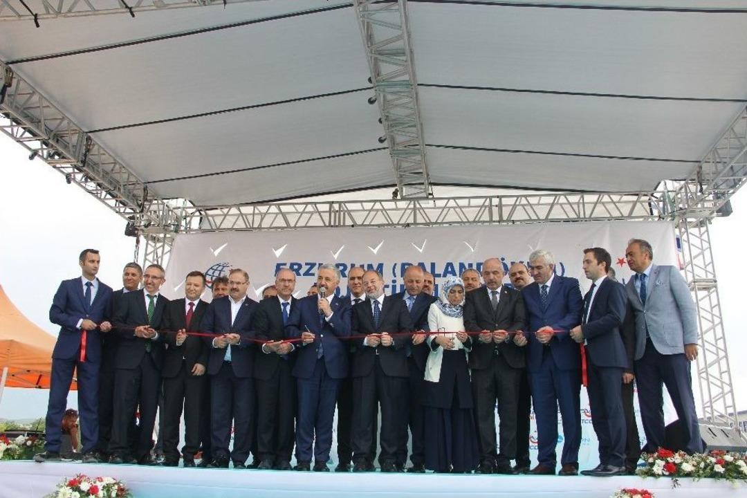 Tcdd Erzurum Paland&ouml;ken Lojistik Merkezi A&ccedil;ıldı