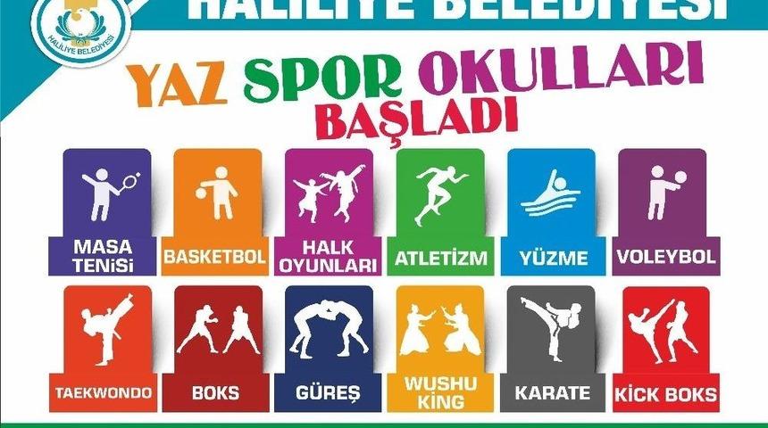 Haliliye&rsquo;de Yaz Spor Okulları Başlıyor