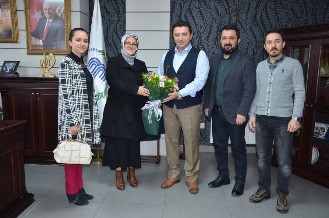 Başkan Bakıcı Kurum M&uuml;d&uuml;rlerini, Şampiyon Sporcuları Ve İş Adamlarını Ağırladı