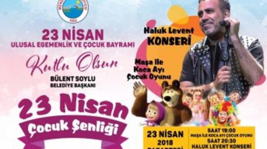 Menderes&rsquo;te 23 Nisan Coşkusu