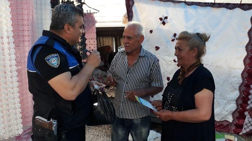 Polisten Esnaf Ve Vatandaşa Uyarı