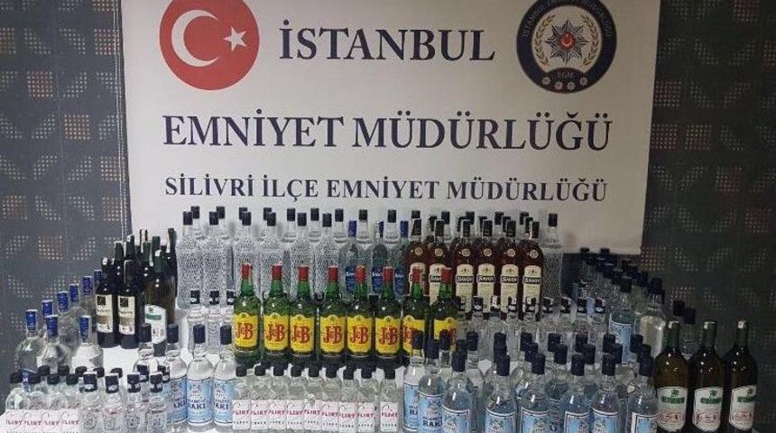 Silivri&rsquo;de &Ccedil;ok Sayıda Sahte İ&ccedil;ki Ele Ge&ccedil;irildi