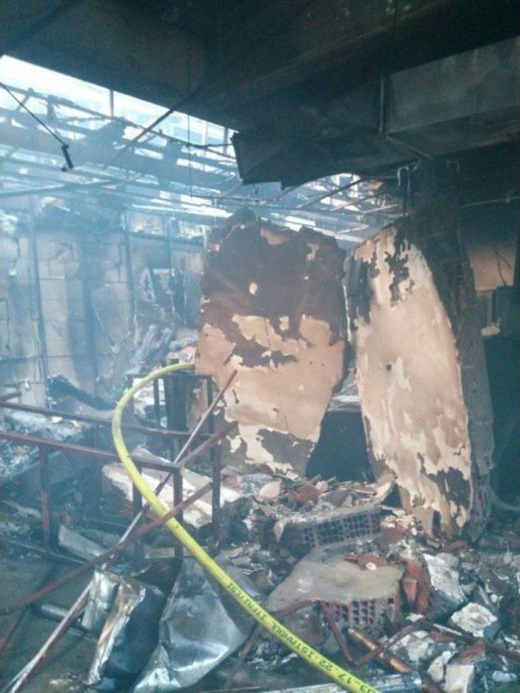 Bağcılar’daki Tekstil Fabrikası Yangını Havadan Görüntülendi G1