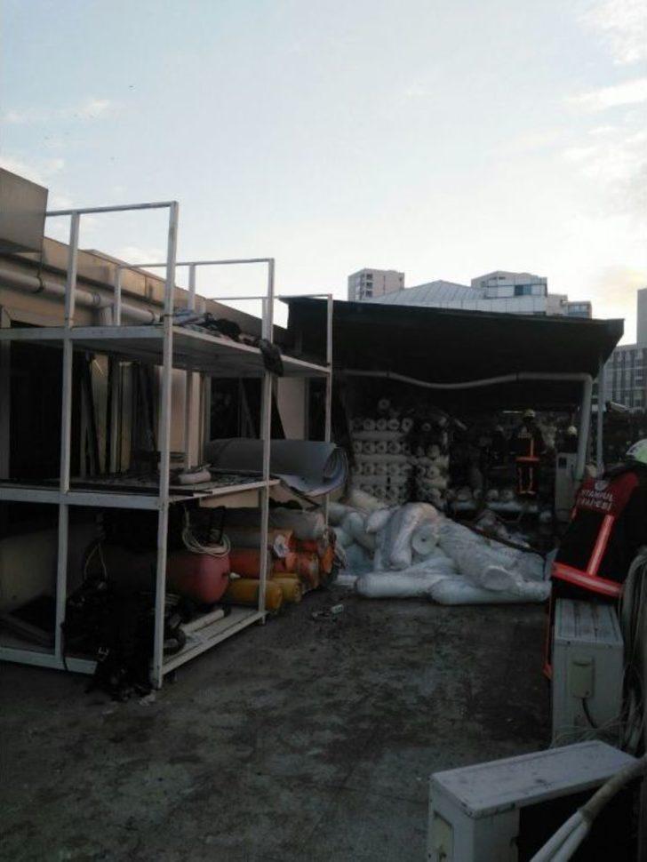 Bağcılar’daki Tekstil Fabrikası Yangını Havadan Görüntülendi G2