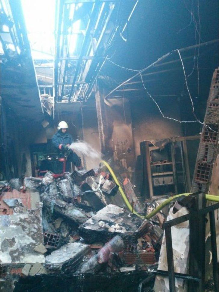 Bağcılar’daki Tekstil Fabrikası Yangını Havadan Görüntülendi G5