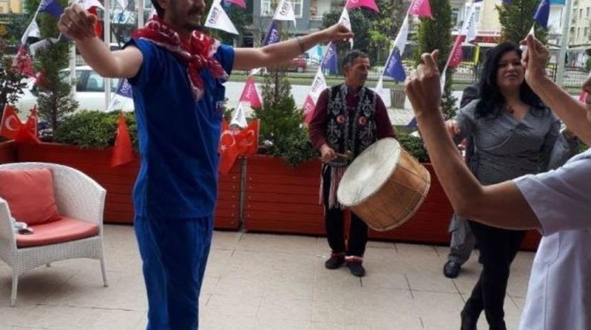 Tıp Merkezinde Asker Uğurlaması