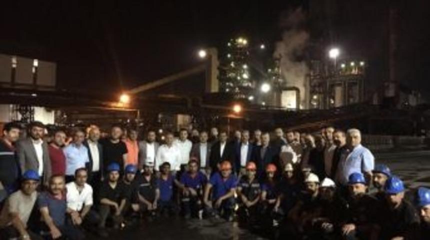 Ak Partili Adaylar Kardemir&rsquo;de Sahur Yaptı