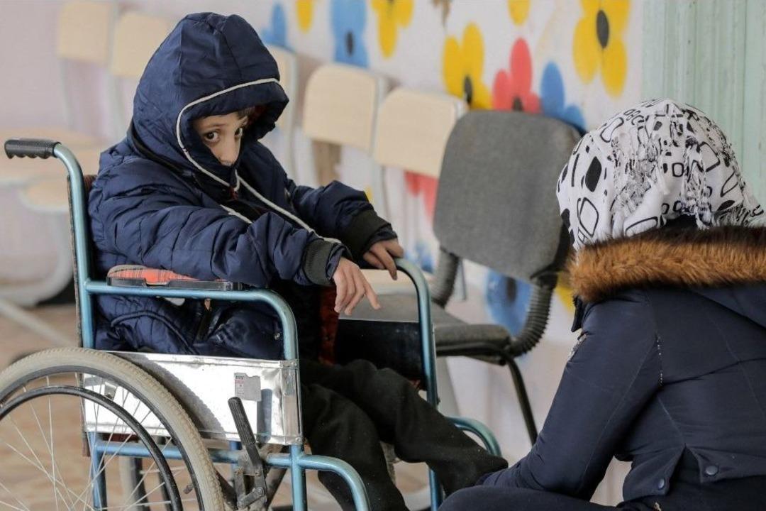 T&uuml;rkiye Diyanet Vakfından Savaş Mağduru Engelli &Ccedil;ocuklara Yardım Eli