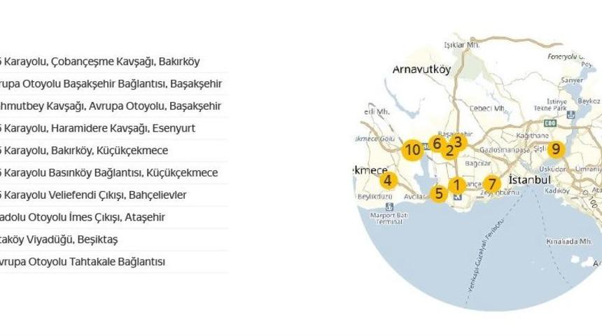 Beş B&uuml;y&uuml;k Şehrin Trafik Analizi Yapıldı