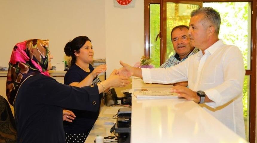 Başkan Sözen, Personeliyle Bayramlaştı