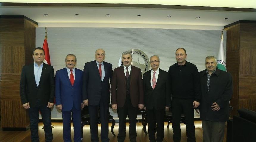 Alevi Vakıflar Federasyonu Başkan Çelik’i Ziyaret Etti