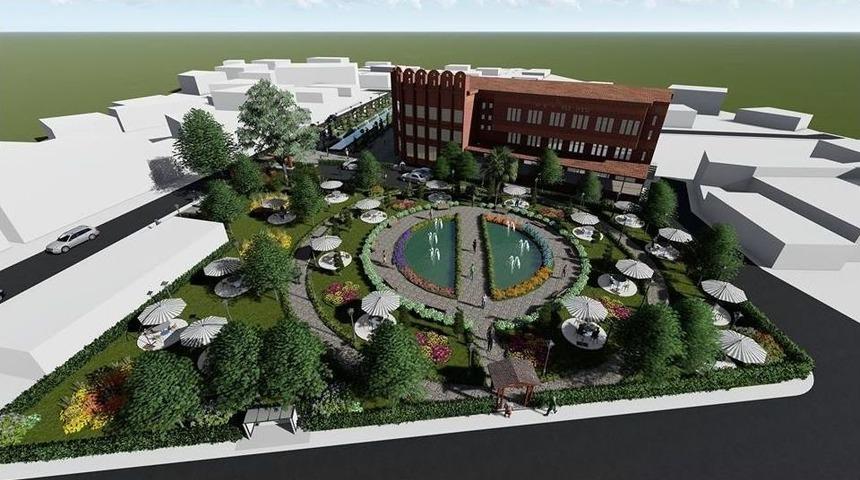 Belediye Parkı Yeni G&ouml;r&uuml;n&uuml;m&uuml;ne Kavuşmaya Hazırlanıyor