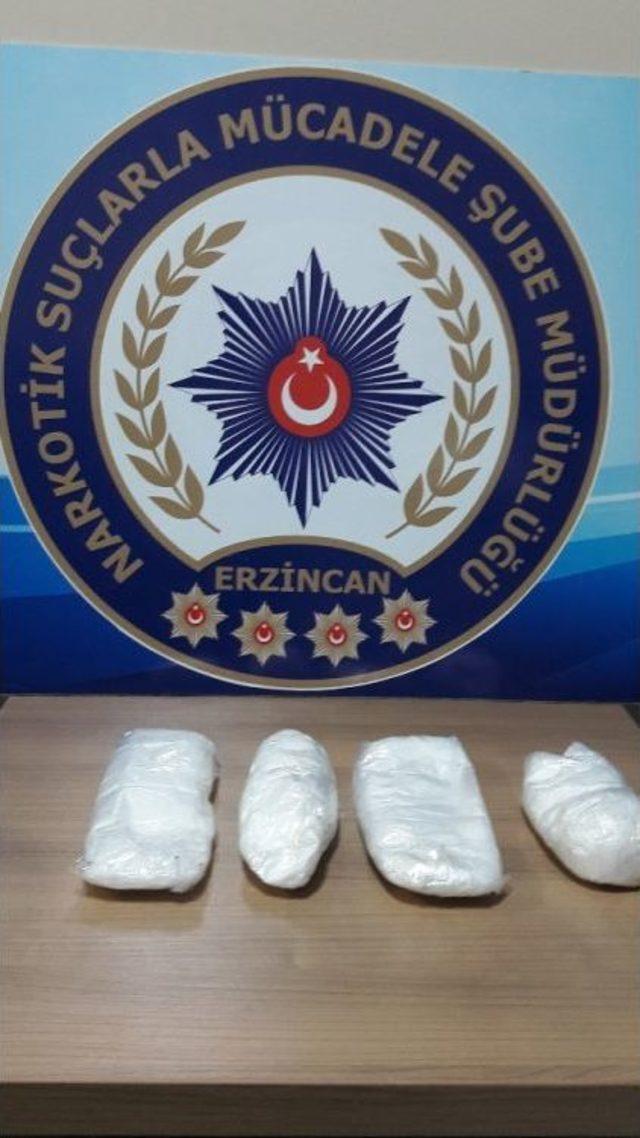 Erzincan’da 504 Gram Metamfetamin Maddesi Ele Geçirildi