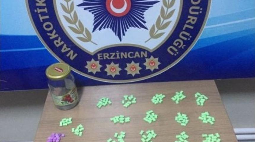 Erzincan&rsquo;da 286 Adet Ecstasy Hap Ele Ge&ccedil;irildi
