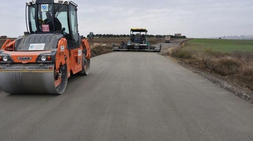 Tekirdağ&rsquo;da Yol Yapım &Ccedil;alışmaları Devam Ediyor