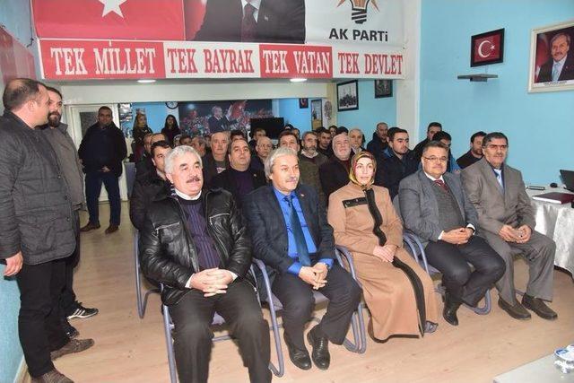 Başkan Yağcı, Osmaneli İlçe Ak Parti Danışma Toplantısına Katıldı