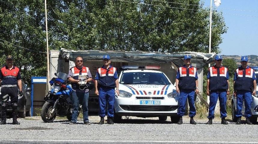 Jandarmadan &ldquo;drone&rdquo; İle Trafik Denetimi