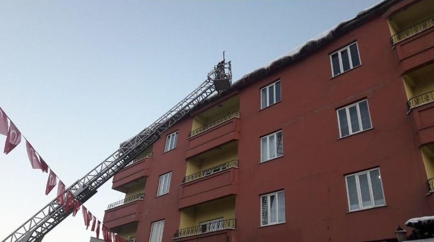 &Ccedil;aldıran&rsquo;da &lsquo;buz Kırma Timi&rsquo; G&ouml;rev Başındı