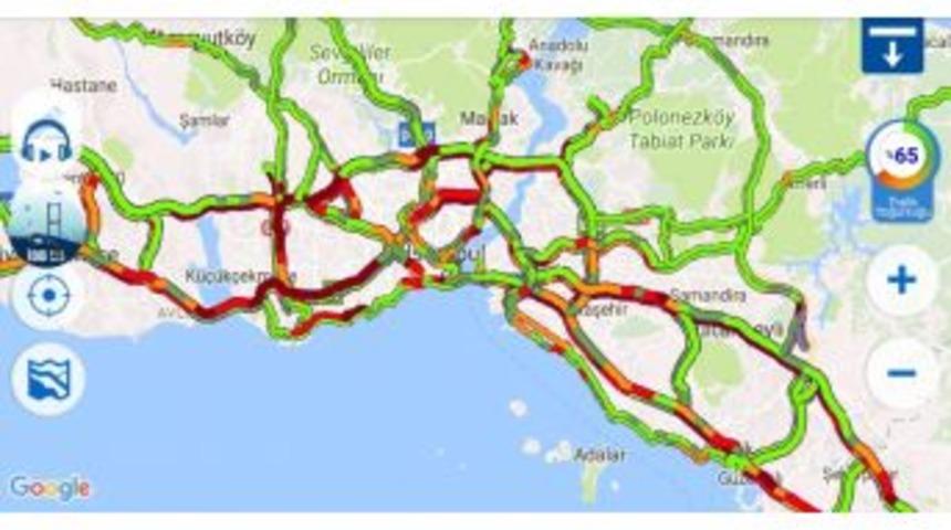 İstanbul&rsquo;da Bayram Trafiği Başladı