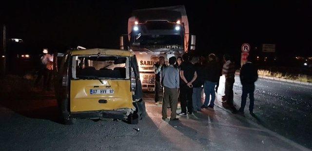 Manavgat’ta Meydana Gelen Trafik Kazalarında 1 Kişi Yaralandı