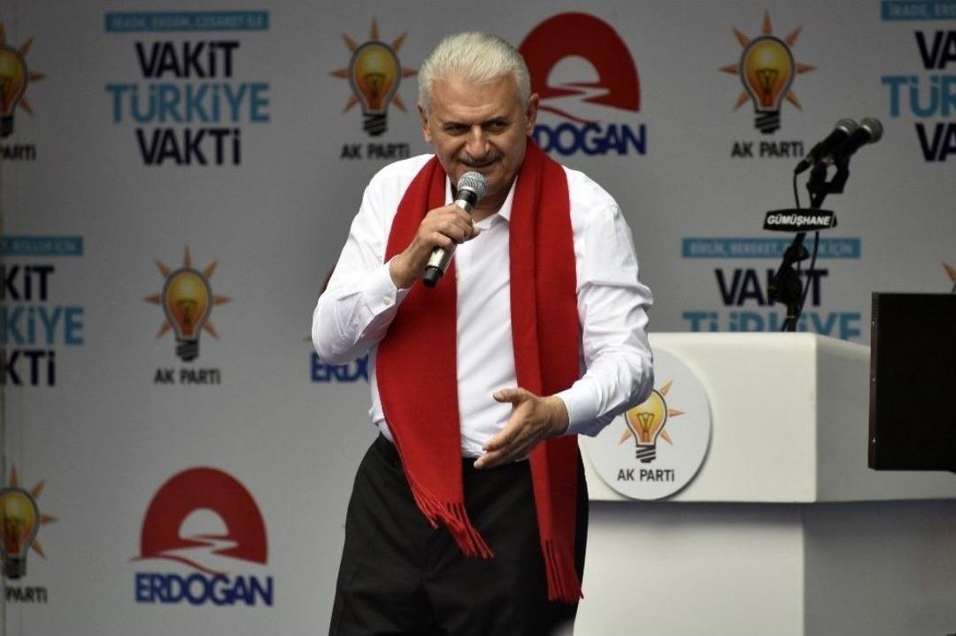 Başbakan Binali Yıldırım G&uuml;m&uuml;şhane&rsquo;de
