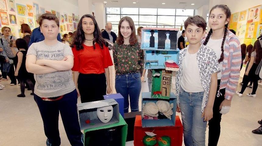 &Ccedil;ankayalı &Ccedil;ocukların Eseri Sanat Bianel&rsquo;inde