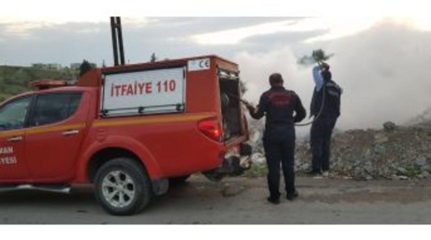 Adıyaman&rsquo;da Moloz Yangını
