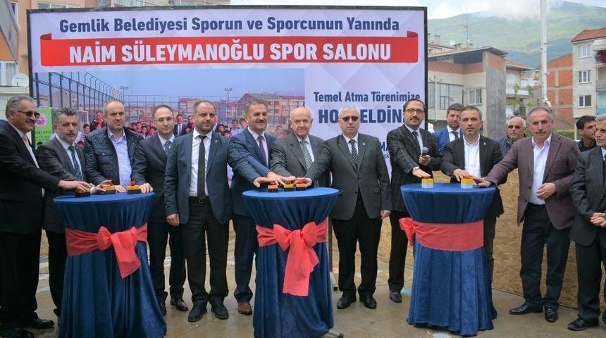 Naim S&uuml;leymanoğlu Spor Salonu&rsquo;nun Temeli Atıldı
