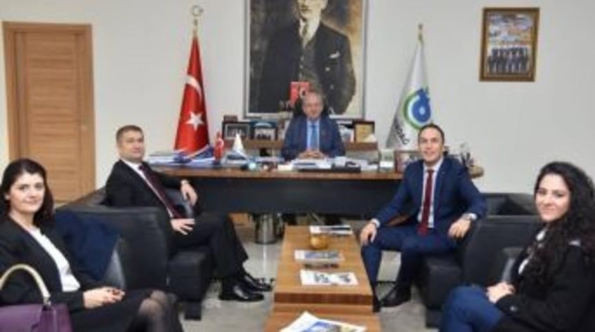 Başkan Albayrak, Halk Bankası Trakya B&ouml;lge M&uuml;d&uuml;r&uuml;n&uuml; Ağırladı