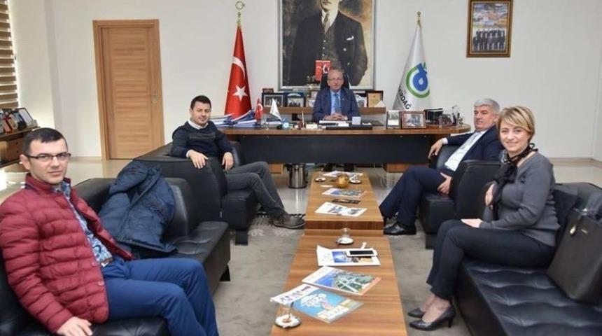 Başkan Albayrak Başkan Mandalı&rsquo;yı Makamında Ağırladı