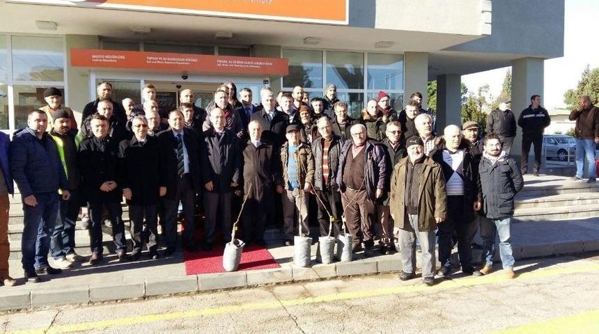 B&uuml;y&uuml;kşehirden &Ccedil;ift&ccedil;ilere Ceviz Desteği