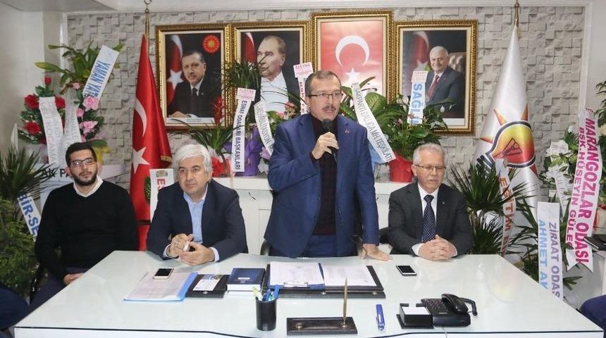 Ak Parti&rsquo;li Aydemir&rsquo;den Akhisar Teşkilatına Tebrik Ziyareti