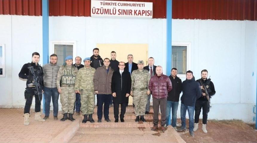 Kaymakamı Ayca&rsquo;dan Sınır Kapısına Ziyaret