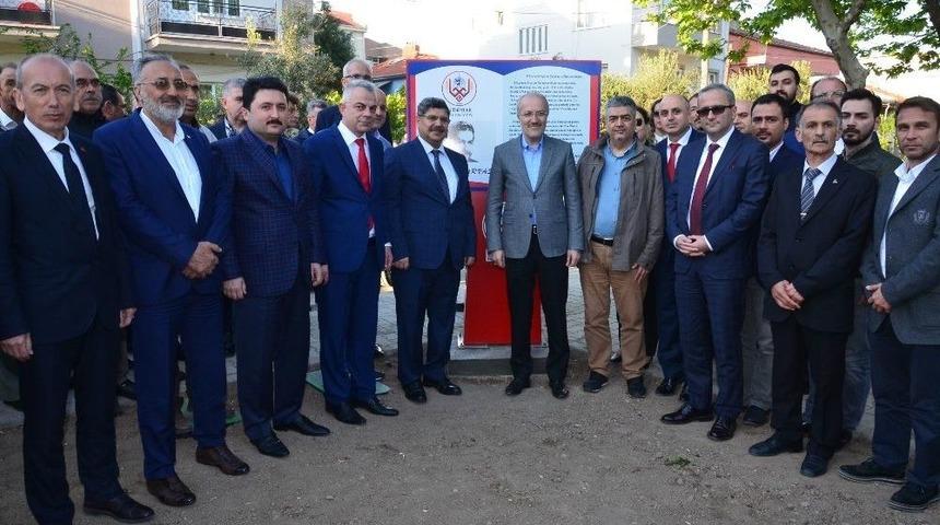 Balıkesir&rsquo;de Seyit Ahmet Arvasi&rsquo;nin Adı Parka Verildi