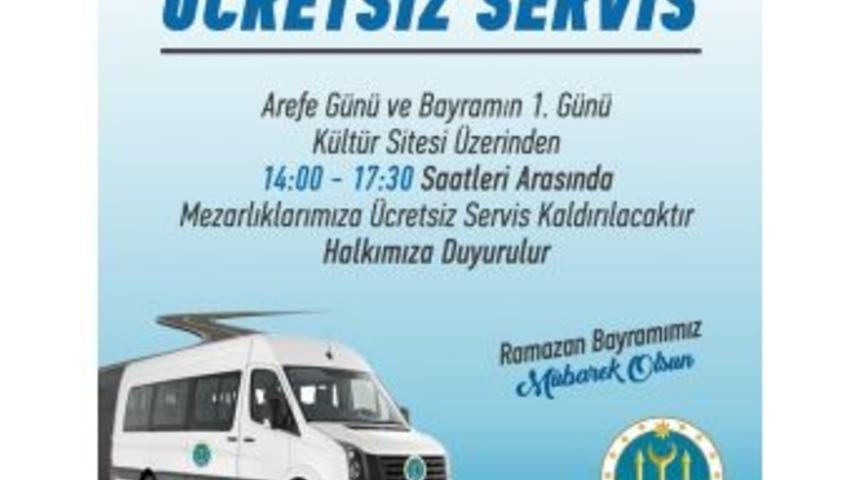 Bilecik Belediyesi&rsquo;nden Mezarlıklara &Uuml;cretsiz Servis Hizmeti