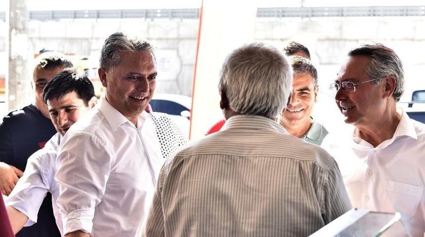 Başkan Uysal Aksu&rsquo;da Esnafı Dinledi