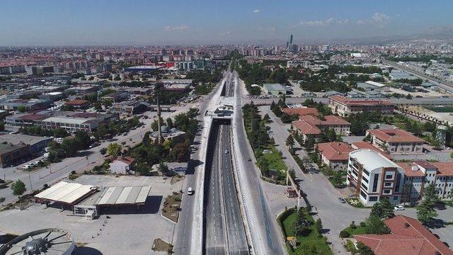 Konya’da 4 Yeni Köprülü Kavşaktan Alttan Geçiş Verildi