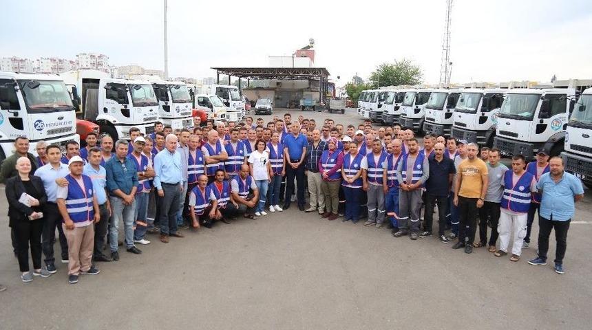 Başkan Tarhan, Personeliyle Bayramlaştı