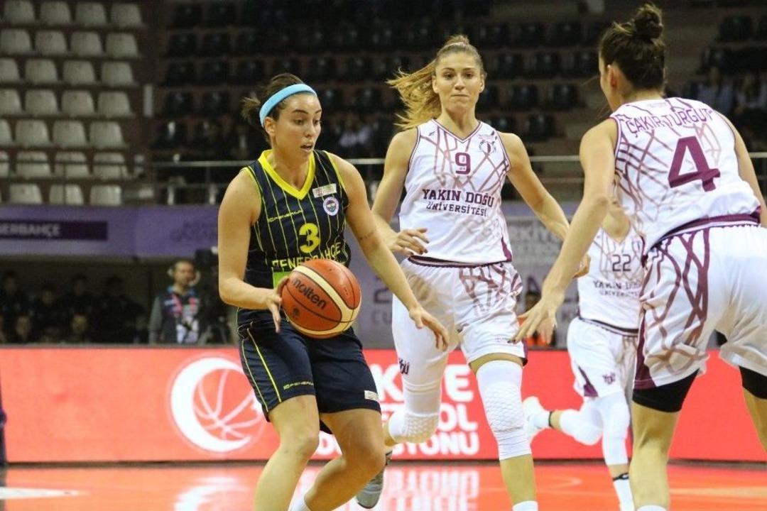 Kadınlar Cumhurbaşkanlığı Kupası: Yakın Doğu &Uuml;niversitesi: 75 - Fenerbah&ccedil;e: 59