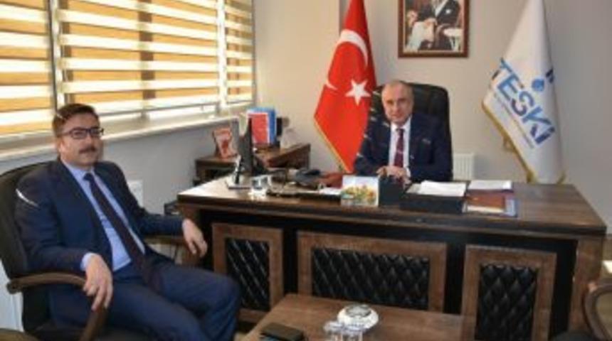 Genel M&uuml;d&uuml;r Başa, Kaymakam Y&uuml;zer&rsquo;i Ağırladı