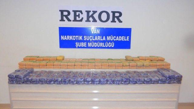 Van’da 102 Kilo Eroin Ele Geçirildi