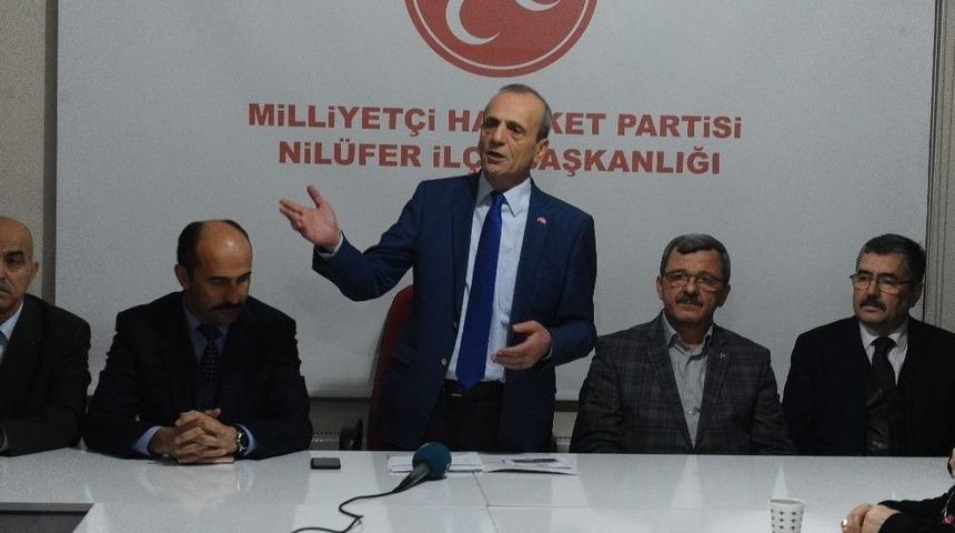 Mhp Bursa İl Başkanı Tevfik Top&ccedil;u: